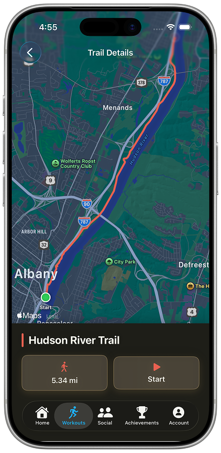 Fitzo home screen